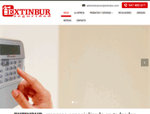 Tablet Screenshot of extinbur.com